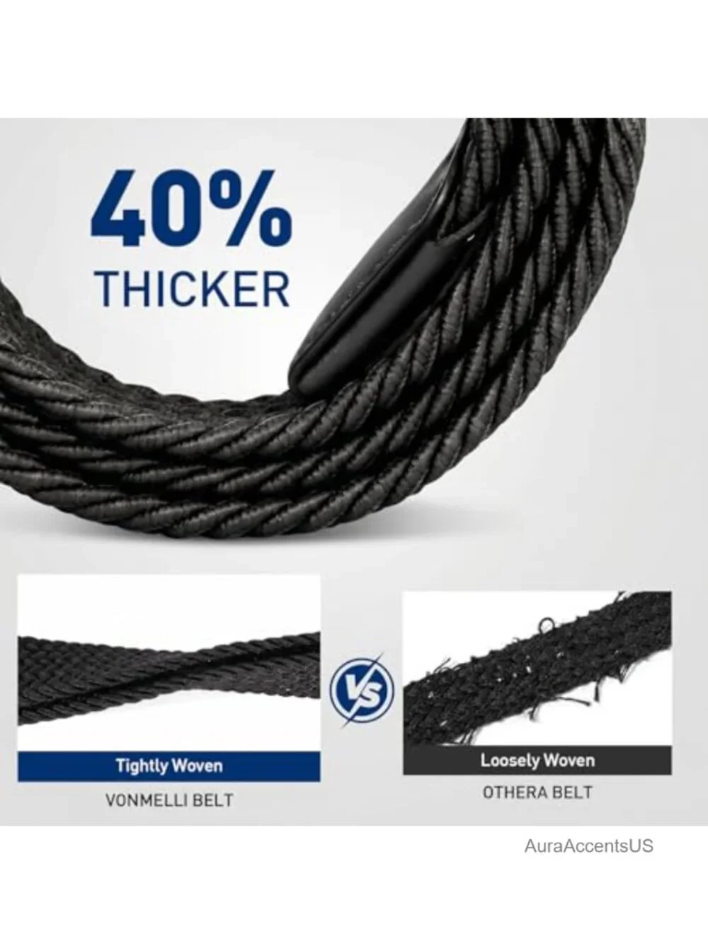 Men's Stretch Braided Belt Elastic Woven Casual Golf Belt for Jeans Pants